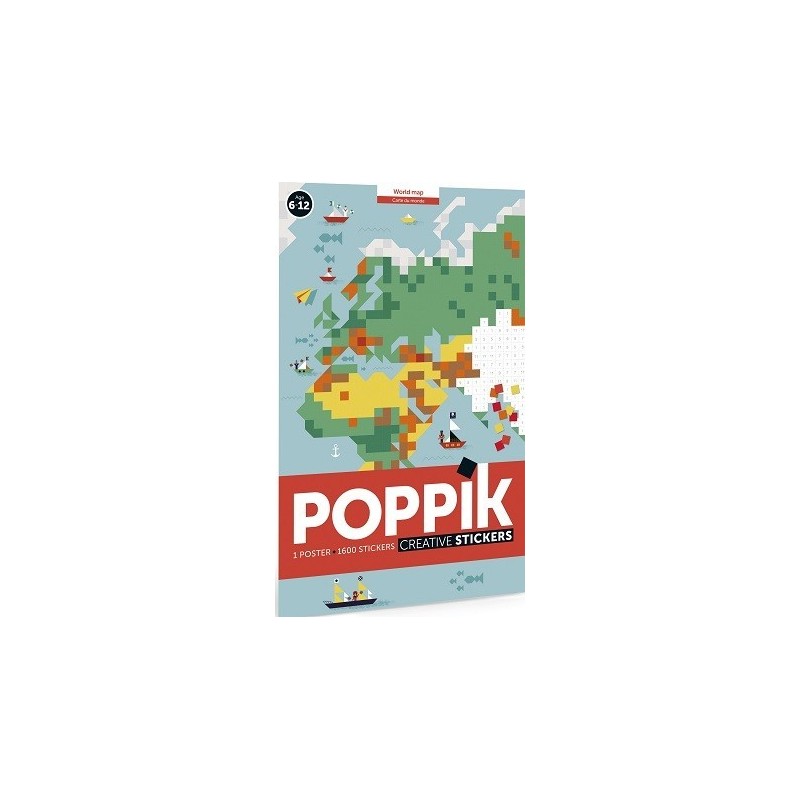 Creative Stickers - World Map