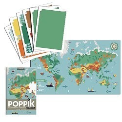 Creative Stickers - World Map