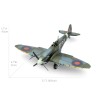 Metal Earth - Supermarine Spitfire Coloured Version
