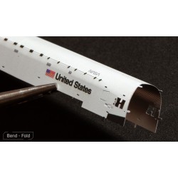 Metal Earth - Space Shuttle Atlantis Coloured Version